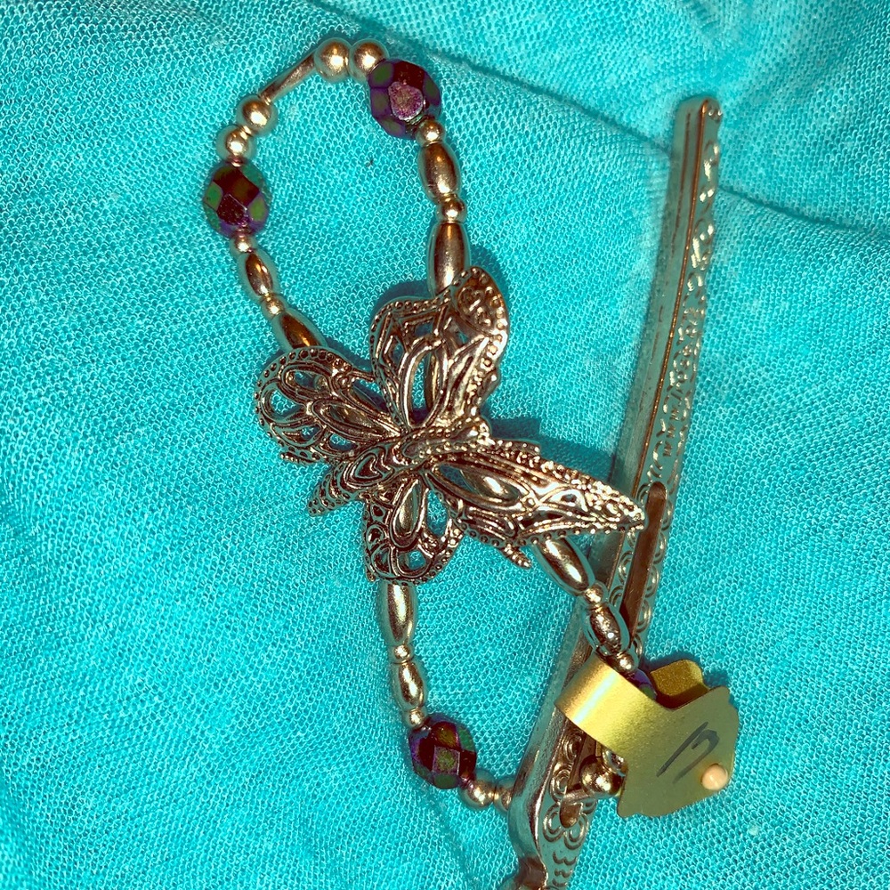 SMALL Lila Rose Flexi Clip, butterfly